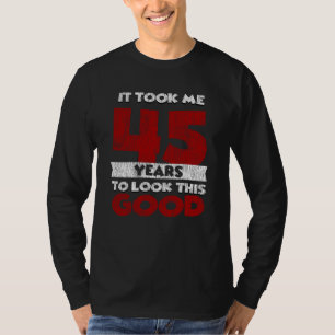 Vintage 45 Jahre alte lustige Geschenke zum 45. Ge T-Shirt