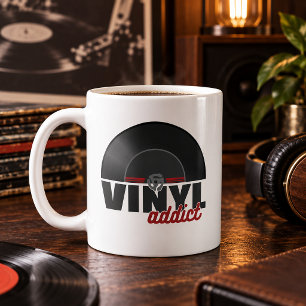 Vintage-45-RPM-Vinyl-Schallplatte-Kaffeetasse – Re Kaffeetasse
