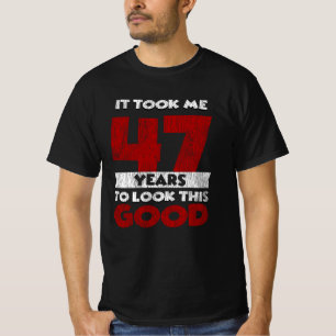 Vintage 47 Jahre alte lustige 47. Geburtstagsgesch T-Shirt