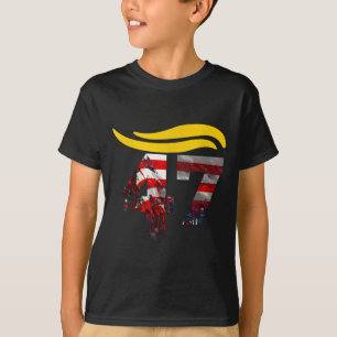 Vintage 47 Trump Haar 2 T-Shirt