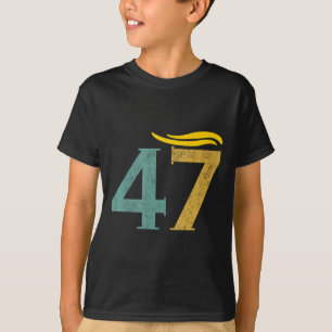 Vintage 47 Trump Haar 9 T-Shirt