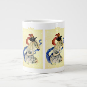 Vintage 4. Juli patriotische Maskenparty Jumbo-Tasse