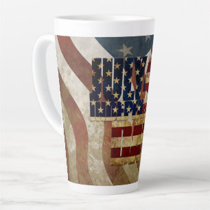 Vintage 4. Juli Unabhängigkeitstag Design Milchtasse