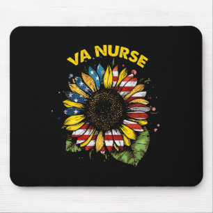 Vintage 4. Juli VA-Krankenschwester Patriotisch Ec Mousepad