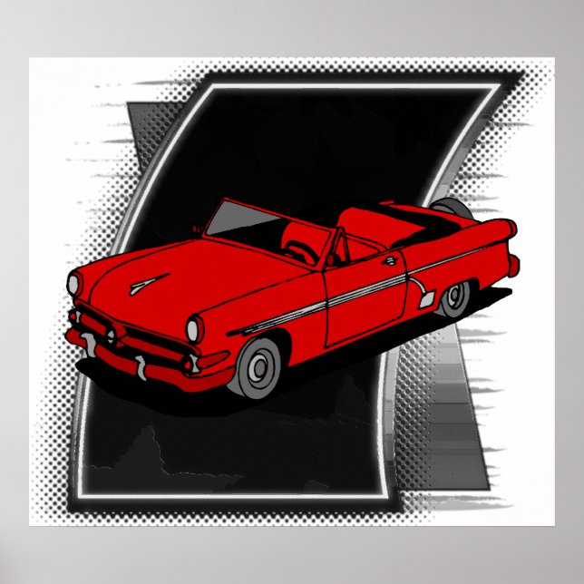 Vintage 500 Autopulver Poster (Vorne)