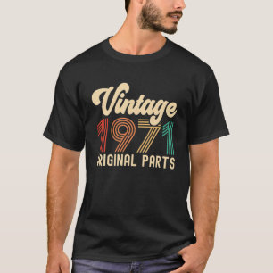 Vintage 50. Geburtstag Best Of 1971 50 Jahre Bei T-Shirt