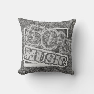 Vintage 50er Jahre Musik - Kissen