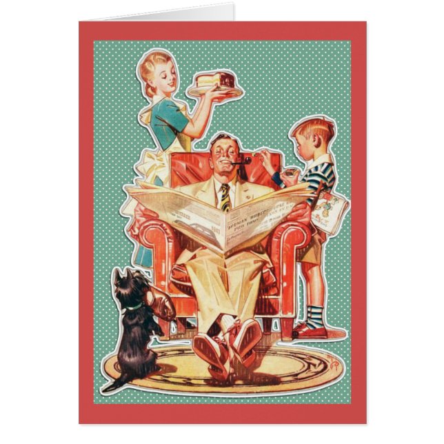 Vintage 50er Jahre nukleare Hausfrau der 50er Jahr (Vorne)