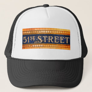 Vintage 51st Street, Manhattan, NYC Truckerkappe