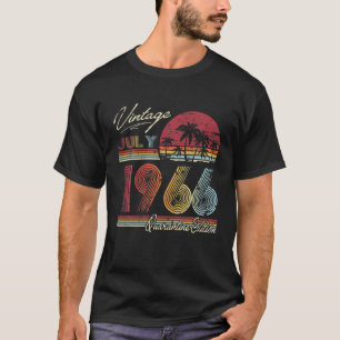 Vintage 55. Geburtstag Juli 1966 55 Jahre Quarantä T-Shirt