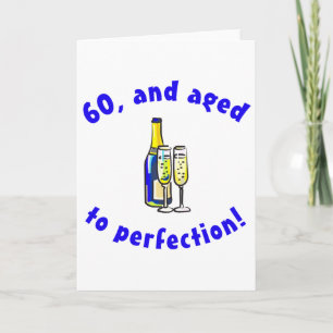 Vintage 60. Geburtstag Karte