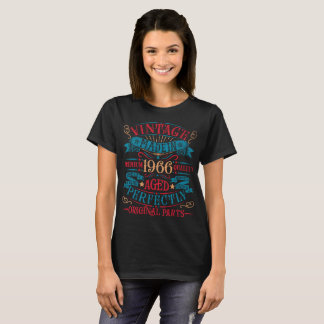 Vintage 60. Geburtstagsdekorationen Vintage 1966 6 T-Shirt