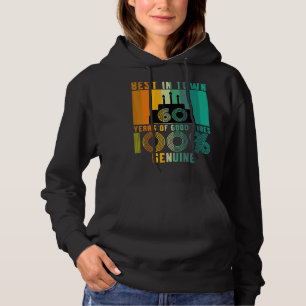 Vintage 60. Geburtstagskleidung Frauen Männer 60. Hoodie