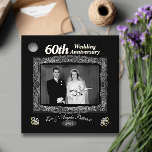Vintage 60. Hochzeitsjubiläum Geschenkanhänger