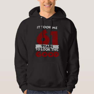 Vintage 61 Jahre alte lustige Geschenke zum 61. Ge Hoodie