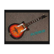 Vintage "64 Bass-Postkarte der Fluggesellschaft