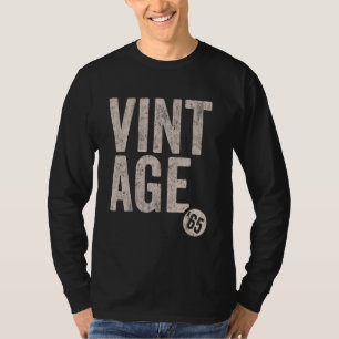 Vintage 65 geborene 1965 coole Retro-Geburtstagsle T-Shirt