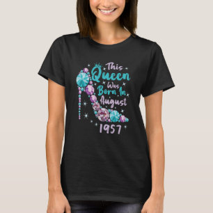 Vintage 65. Geburtstag Diese Königin wurde im Augu T-Shirt