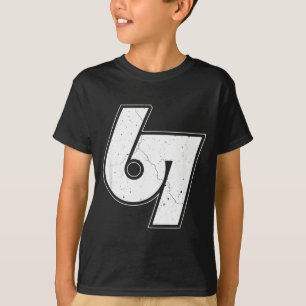 Vintage 6 7 Meme Six Seven Namaste Lustiger Hallow T-Shirt