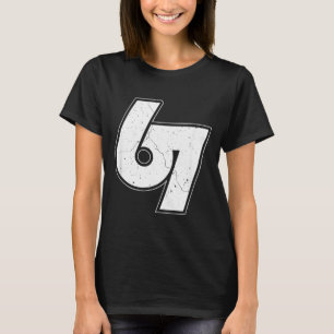 Vintage 6 7 Meme Six Seven Namaste Lustiger Hallow T-Shirt