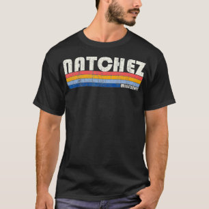 Vintage 70er 80er Stil Natchez MS T-Shirt