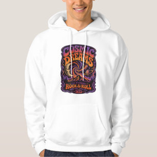Vintage 70er Jahre Cosmic Psychedelic Rock Konzert Hoodie
