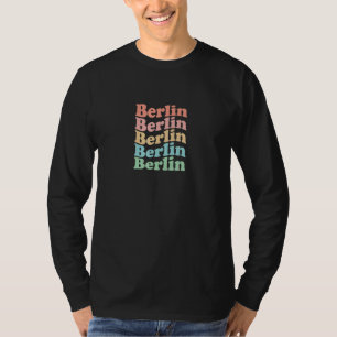 Vintage 70er Jahre Deutschland Hippie-Stadt - Retr T-Shirt