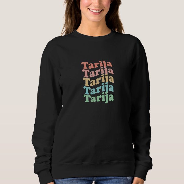 Vintage 70's Bolivia Hippie City - Retro Tarija Sweatshirt (Vorderseite)