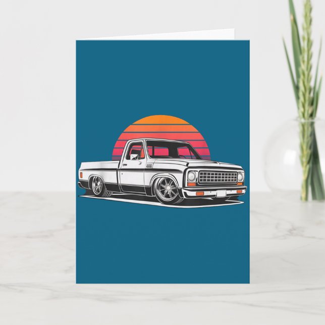 Vintage 73 87 Mini C10 Illustration Karte (Vorderseite)