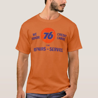 Vintage 76 Zapfsäulen-Schild Retro-Garage Benzin f T-Shirt