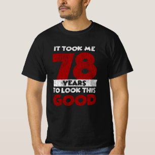Vintage 78 Jahre alte lustige 78. Geburtstagsgesch T-Shirt
