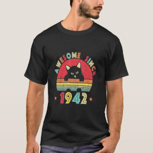 Vintage 80. Geburtstag Großartig Seit 1942 Retro K T-Shirt