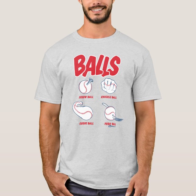 Vintage 80er BALLS T-Shirt (Vorderseite)