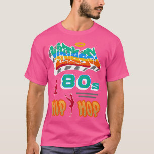 Vintage 80er Hip Hop Retro Graffiti B-Boy Dj Stree T-Shirt