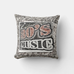 Vintage 80er-Jahre-Musik - Kissen