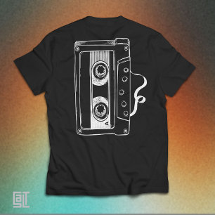 Vintage 80er Kassettenband Retro-Ästhetik T-Shirt
