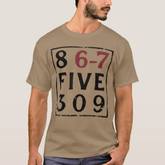 Vintage 80er Musik 8675309 Jenny 8675309 Si Seven T-Shirt