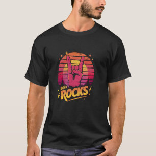 Vintage 80er Rock Bands Achtzigers 80er Party Retr T-Shirt