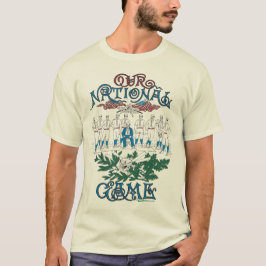 Vintage 80er Unser Nationalspiel 1887 T-Shirt