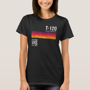 Vintage 80er-Videokassettenband-VHK T-Shirt