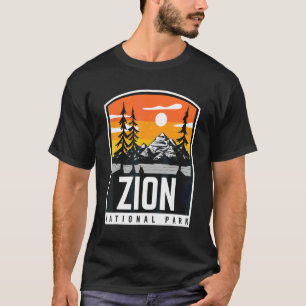 Vintage 80er Zion National State Park Wandertrip G T-Shirt