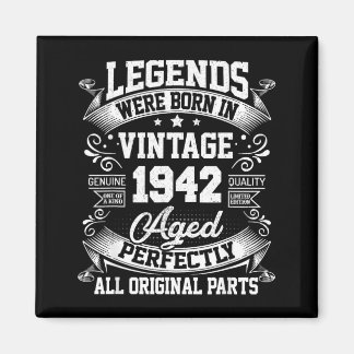 Vintage 85 Geburtstagsgeschenke Männer Frauen 85Ja Magnet