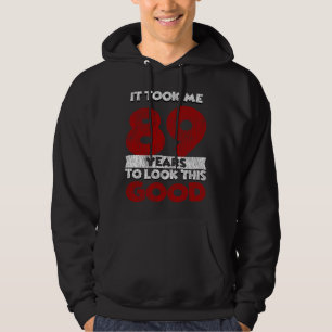 Vintage 89 Jahre alte lustige 89. Geburtstagsgesch Hoodie