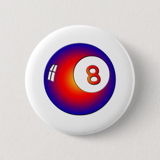 Vintage 8-Kugel Button (Vorderseite)