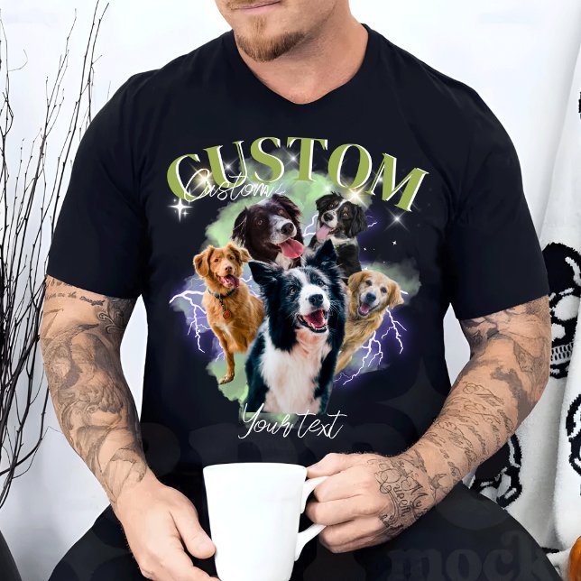 Vintage 90er Bootleg Idee hier Geschenke T-Shirt (Von Creator hochgeladen)