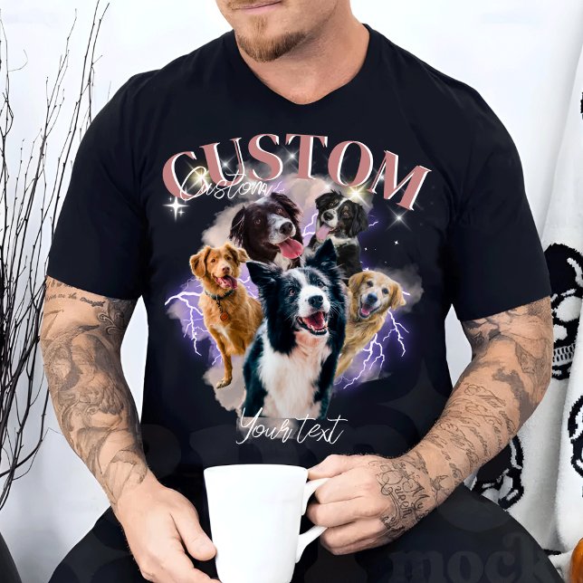 Vintage 90er Bootleg Idee hier Geschenke T-Shirt (Von Creator hochgeladen)