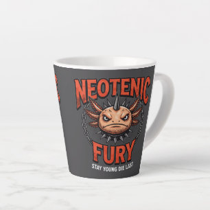 Vintage 90er Heavy Metal Axolotl Band Tour Parodie Milchtasse