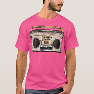 Vintage 90er Hip Hop Radio Musik Ghettoblaster Hip T-Shirt
