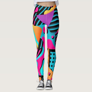 Vintage 90er Yoga-Hosen Leggings