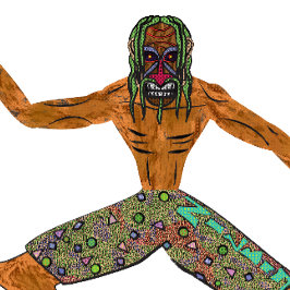 Vintage 90s Cheeky Tiki Surfing Retro Cartoon T-Shirt